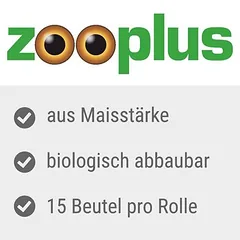 Biologiškai skaidūs šunų išmatų maišeliai, žali, 4 ritiniai po 15 maišelių — 3 nuotrauka