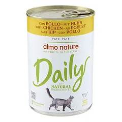 Almo Nature Daily su vištiena drėgnas maistas suaugusiems katėms, 400 g