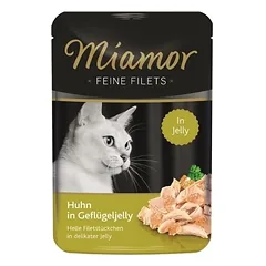 Miamor Feine Filets konservai katėms, vištiena paukštienos drebučiuose, 100 g — 2 nuotrauka