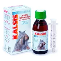 Kalsis Pets papildai šunims ir katėms, skirti sveikiems kaulams palaikyti, 150 ml