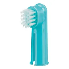 Trixie Toothbrush Set pirštinės-šepetėliai šunims ir katėms su masažiniu šepetėliu, 2 vnt. — 2 nuotrauka