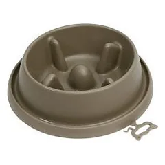Georplast Adagio lėto maitinimo plastmasinis dubenėlis šunims, 25,5x23x6,5 cm — 3 nuotrauka