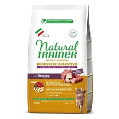 Trainer Natural CAT SENSITIVE sausas maistas katėms jautriu skrandžiu su antiena 1.5kg