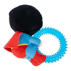 WARNER BROS DC Superman žaislas šunims su žiedu, apie L 17 x B 16 x H 5 cm — 2 nuotrauka