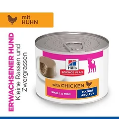 Hill's Science Plan Mature Small & Mini Mousse drėgnas maistas šunims — 3 nuotrauka