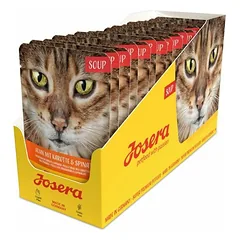 Josera Chicken With Carrots & Spinach sriuba suaugusiems katėms, be grūdų, 70 g
