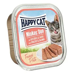 Happy Cat Minkas Duo švelnus paštetas, drėgnas maistas katėms — 2 nuotrauka