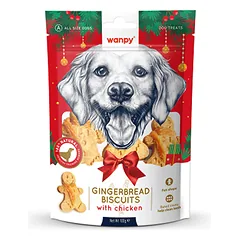 Wanpy Gingerbread Biscuits skanėstai šunims, 100 g parduotuvėje Petz.lt