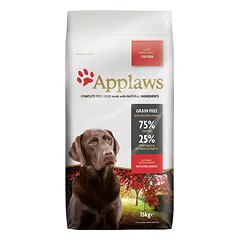 APPLAWS Large Breed 15 kg Chicken sausas maistas suaugusių didelių veislių šunims vištiena