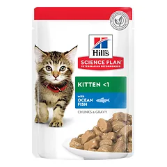 Hill’s Science Plan Kitten Konservuotsa maistas kačiukams su žuvimi 12x85g