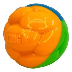KONG Twistz High-Viz Ball – tamsoje šviečiantis kamuolys šunims — 2 nuotrauka