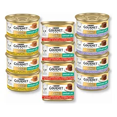 Purina Gourmet Gold gabaliukai - skonių mišinys 24x85g