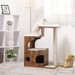 Kačių draskyklė 88 cm (vintažinė ruda) — 5 nuotrauka