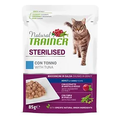 Natural Trainer Adult Sterilised drėgnas maistas katėms — 2 nuotrauka