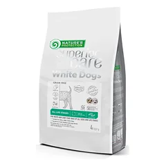 Nature's Protection Superior Care visų dydžių ir amžiaus grupių baltakailių šunų sausas begrūdis pašaras su vabzdžiais, 4 kg — 3 nuotrauka