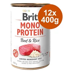 Brit Care Mono Protein drėgnas maistas šunims, ekonominė pakuotė 12 x 400 g