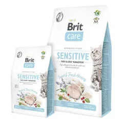 Brit Care Cat GF Insect & Fresh Herring sausas maistas katėms - Pet24