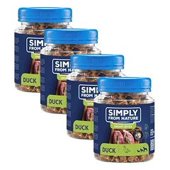 SIMPLY FROM NATURE Smart Bites Ančių treniruokliai šunims 4x130g
