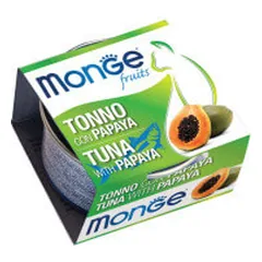 Monge Fruit konservai su tunu ir papaja katėms - Pet24