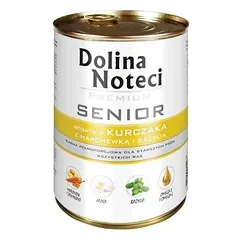 Dolina Noteci PREMIUM Senior Vištiena su morkomis ir baziliku 400g x6