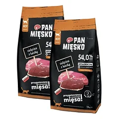 PAN MIŠKO Veršiena su antis katėms traškučiai M 2x1,6 kg