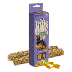 Little One lazdelės su žolelėmis ir gėlėmis skanėstai jūrų kiaulytėms, 2x55 g