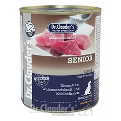DR. CLAUDER'S SENIOR subalansuotas drėgnas maistas vyresnių šunų imuninei sistemai 800g