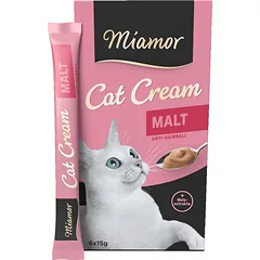 Miamor skanėstai katėms – salyklo ekstrakto kremas, 6*15 g, Miamor Malt Cream — 2 nuotrauka