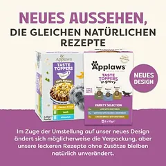 Applaws Taste Toppers drėgnas maistas šunims, ekonominė pakuotė 12 x 85 g — 2 nuotrauka