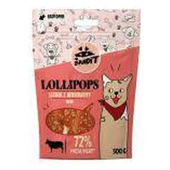 Mr.Bandit Lollipops su jautiena, skanėstai šunims 500 g parduotuvėje petreon.lt