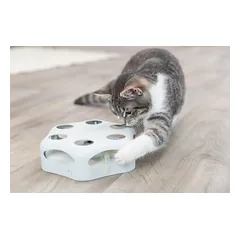Trixie Turning Feather žaislas katėms su besisukančiu plunksna, plastikas, Ø 22 cm — 2 nuotrauka