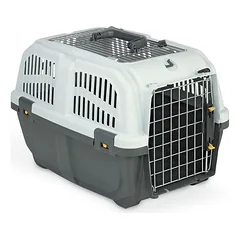Nobby Transportbox Skudo Open grau für Hunde