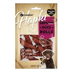 Flamingo Hundesnack Hapki Rolle mit Ente