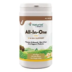 NaturVet All-In-One, papildas šunims, 60 vnt. — 2 nuotrauka