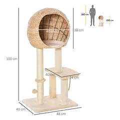 Kačių draskyklė 100 cm — 3 nuotrauka