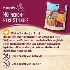 Cookie´s Delikatess vištienos ir ryžių Stickies, skanėstai šunims — 3 nuotrauka