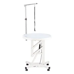 Blovi Luce Air Lift LED Grožio Stalas - grožio stalas su apšviestu ir besisukančiu viršumi, pneumatiniu pakėlimu, 70cm — 3 nuotrauka