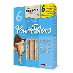 DELICIA Pick-Me-Up Bloc, pašaras paukščiams, DELICIA Pick-Me-Up PowerBloc 12 dėžių po 6 vnt. — 2 nuotrauka