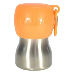 KONG H2O Stainless Steel Water Bottle Orange 255 ml gertuvė