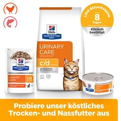 Hill's Prescription Diet c/d Multicare Urinary Care su vištiena, drėgnas maistas katėms — 5 nuotrauka
