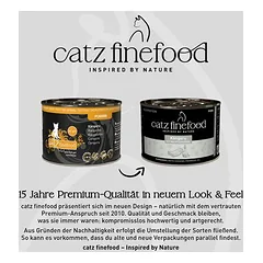 catz finefood Purrrr ekonominė pakuotė, drėgnas maistas katėms 12 x 200 g