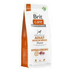 Brit Care Hypoallergenic Adult Medium Breed Lamb sausas pašaras šunims su ėriena 3 kg
