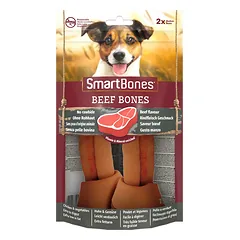 SmartBones Chicken Bones kaulai su jautiena vidutinio dydžio veislių šunims, 2 vnt.