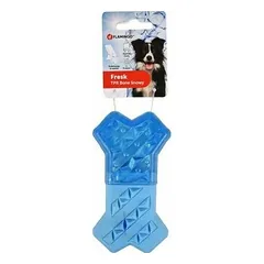 Flamingo dog toy FRESK SNOWY BONE BLUE 13,3CM