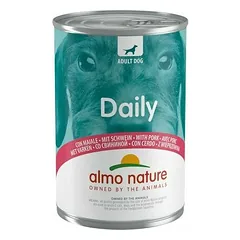 Almo Nature Daily cūkgaļa 400 g - konservi suņiem — 2 nuotrauka