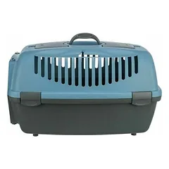 TRIXIE Capri 3 transportavimo dėžė – maža 40x38x61 cm, tamsiai pilka/pastelinė mėlyna — 3 nuotrauka
