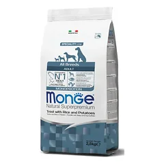 Monge All Breeds adult dog Trout sausas pašaras šunims
