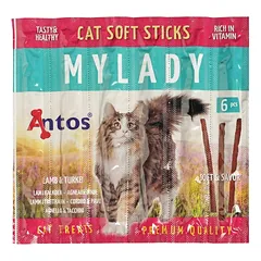 ANTOS MYLADE Mėsos lazdelės katėms ėriena/kalakutiena
