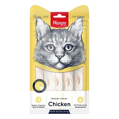 Wanpy skanėstas katėms, Creamy treats, su vištiena, 70 g (5x14g)