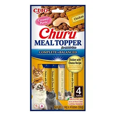 INABA kačių ėdalo papildas Vištienos su sūriu receptas 4x14 (56g)